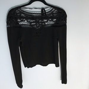 Long Sleeve Lace / Crochet Top